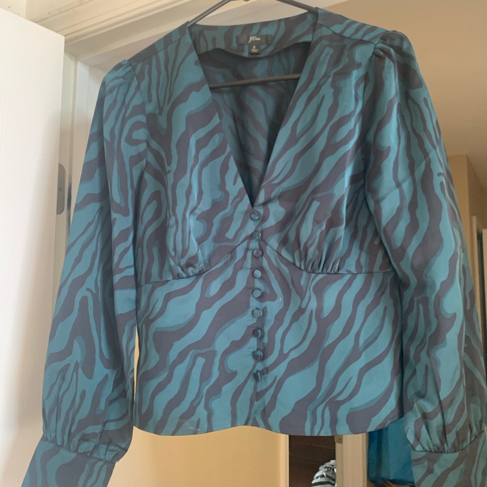 Animal print blouse
